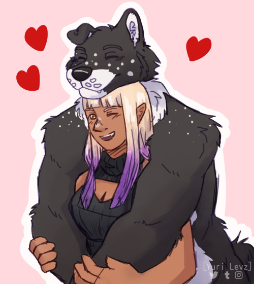 Finally Drew These 2 Cuties Together
