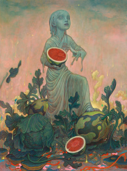 darksilenceinsuburbia:  James Jean Melon,