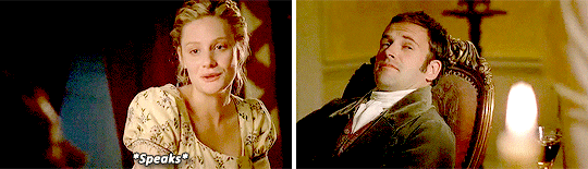 loversphilosophy:The many emotions of Mr.Knightley while having a conversation with