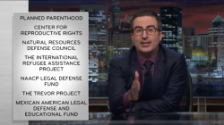 a-million-vermilion-chameleons:  juliawiinchester:  sarcasticcynic:  juliawiinchester: John Oliver’s list of organizations you can donate too. Help combat Donald Trumps plans to defund them. Links:  Planned Parenthood Center for Reproductive Rights