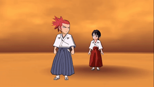Academy Ver. Momo, Izuru And Renji In Brave Souls. Why Are They So Cute?!
