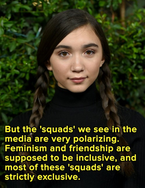 profeminist:  fatalfeminist:  Rowan Blanchard (part 2)  More Rowan Blanchard posts