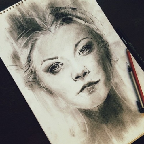 alicexz:Charcoal study, bit rusty but I wanna get back into it! (You can see more WIPs at my Instagr