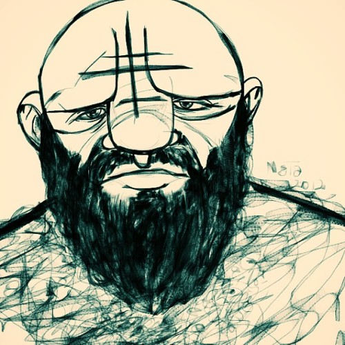 The Sage #AnalogColor #bear #arte #asketch #daily #drawing #dibujo #beard #barba #pelon #digital