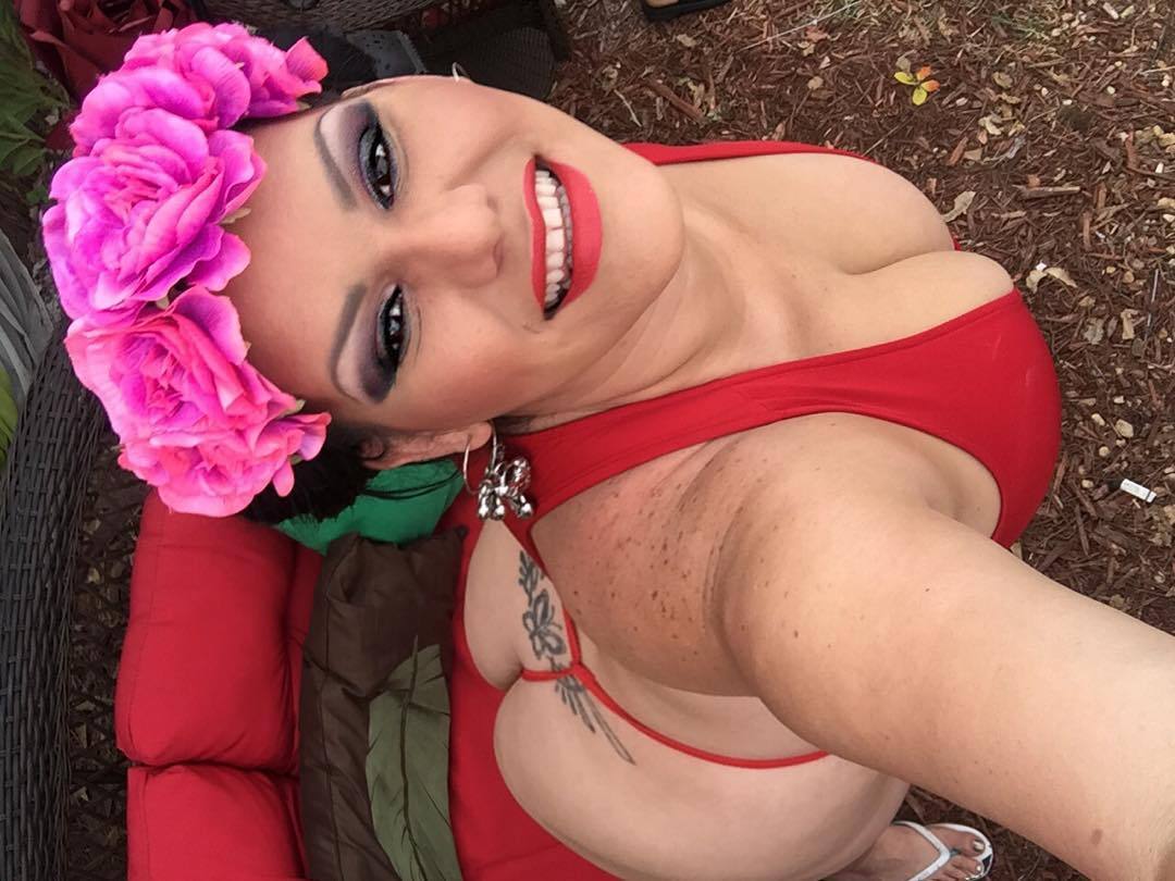 Soooo red&hellip;. #bbw #boobs #angelinacastro #angelinacastrolive #latina by