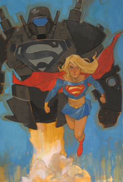 philnoto:  Supergirl painting done at Heroes Con live art auction 2008, (I think) 