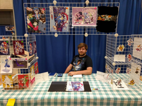 Here’s my set up of everything from my booth at Arkansas Comic Con, which happened September 9th &am