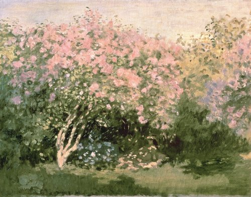 litttlegremlin:1872 - Claude Monet // Lilacs in the sunLooks so peaceful I want to live there