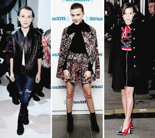 dailymilliebobbybrown: Millie + her flawless fashion