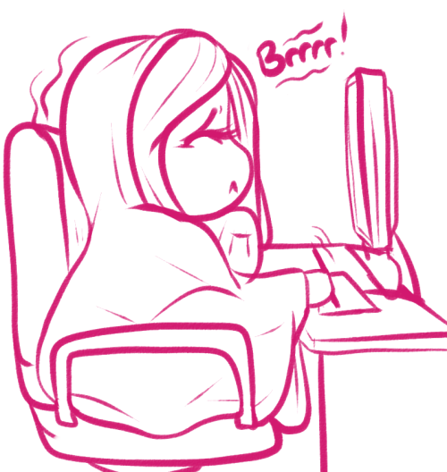 It’s hard to be productive when you’re freezing TT^TT