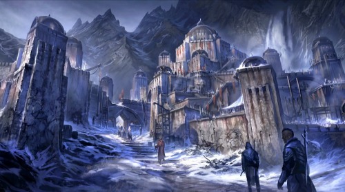 ladynerevar:Elder Scrolls Online, Wrothgar concept art. I’ve not yet seen this tumbld, so I thought 