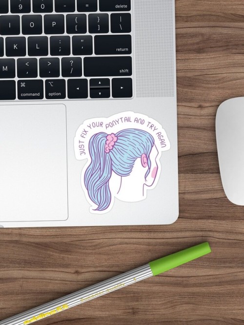 Added my ponytail art on my redbubble store (aneacc), check it out if you’re interested &lt;3Availab