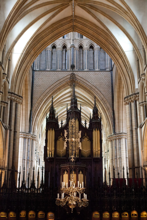 europeanarchitecture:Lincoln Cathedral choir, U.K. (by Paulo Dykes)