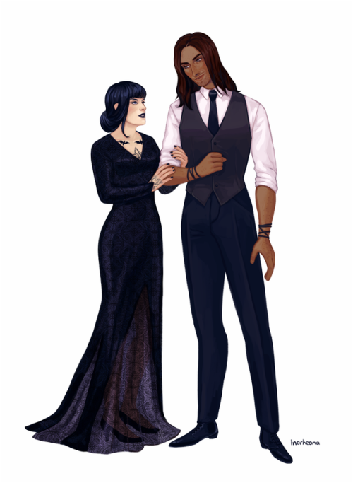 Celeste and Mason in formal wear for @clovermine13!