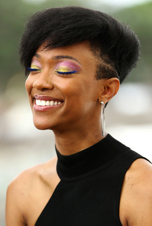burnhamandtilly:Actress Sonequa Martin-Green attends the #IMDboat At San Diego Comic-Con 2018: Day T