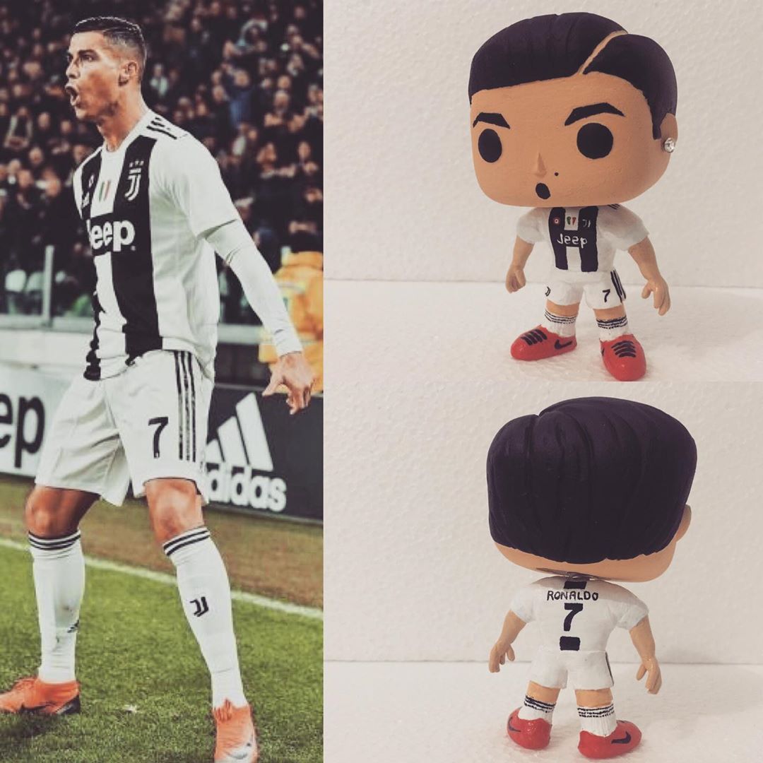 Degaloff Design on Tumblr: Cristiano Ronaldo Funko Pop. Totally custom made  with different shirts on request. DM for informations and purchasing. # ronaldo