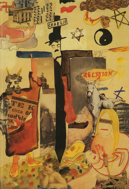magictransistor:  Erwin Blumenfeld. Dada Collage (Charlie Chaplin). 1921.  