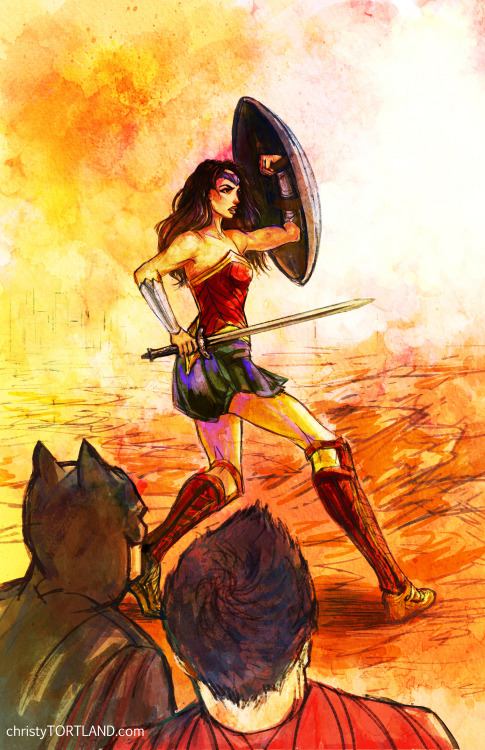 Wonder Woman from Batman v Superman&hellip; just had to draw something after seeing that crazy aweso