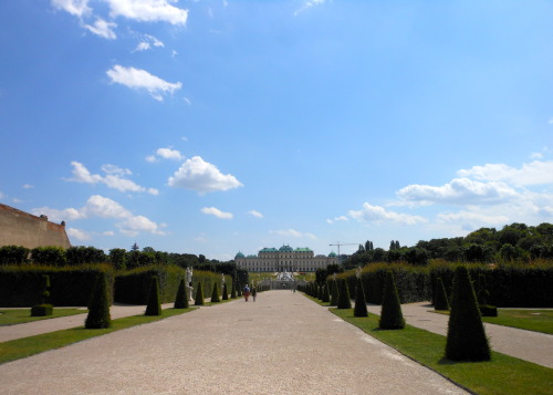 spaziergaenge-blog: the Belvedere Gardens, Vienna | 6.2014