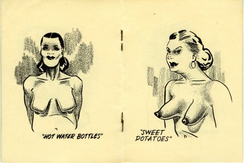 vintageeveryday: “Breastypes! What’s Yours?” – This crazy little 1940’s dirty pocket comic has to be