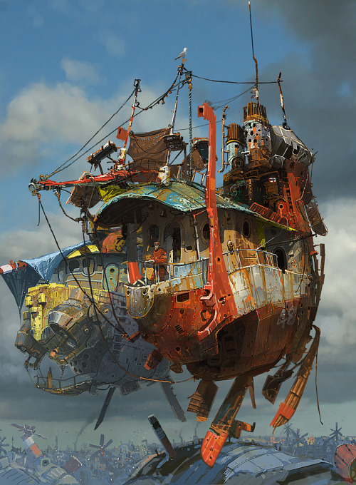 ijsimpson:  Artist-Ian McQue   I’m inspired……….  A