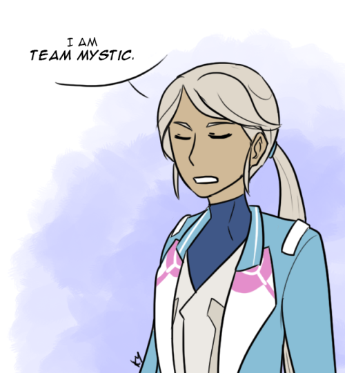 kynimdraws:I, for one, accept this smartass nerd as the glorious leader of Team Mystic. Twitter vers