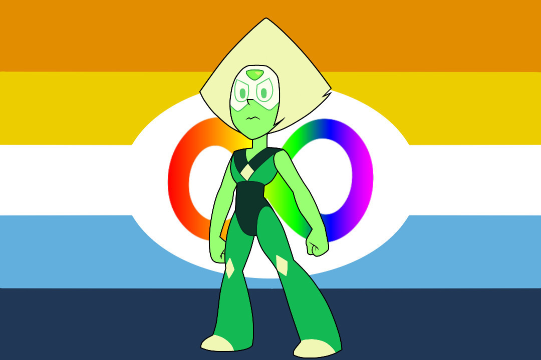your fave is autistic and aroace — Peridot from Steven Universe is ...