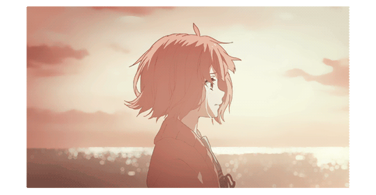 hanae-ichihara:  ♡ Kyoukai no Kanata - I’ll be here ~ Mirai-hen ~   { Special