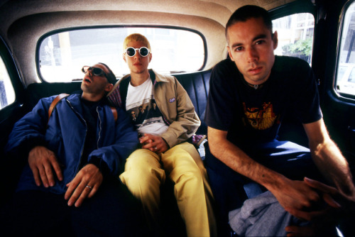 Beastie Boys, London, 1993. Photo by Martyn Goodacre.