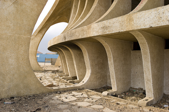 n-architektur:  Abandoned Theatre in Namibe, Angola Photographed by Alfred Weidinger