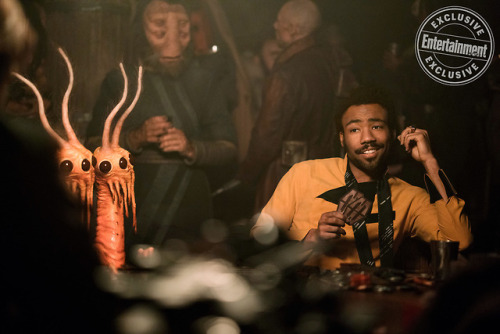 friendlyhoodspiderman: Donald Glover as Lando Calrissian in a new Solo: A Star Wars Story promotiona