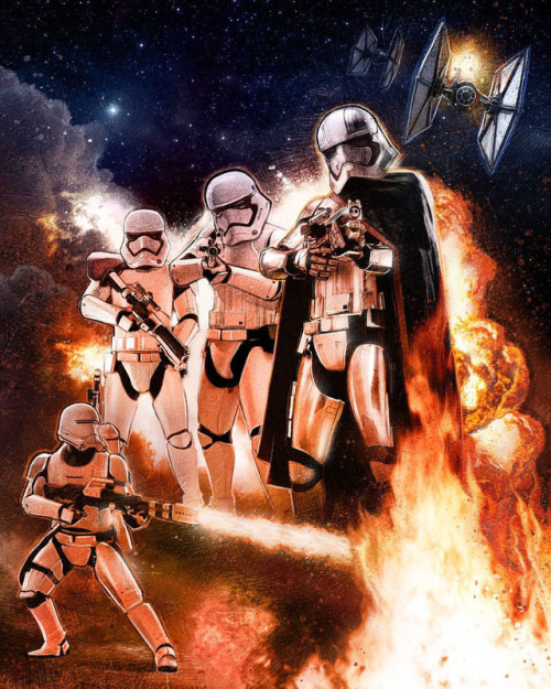 Star Wars: The Force Awakens Character Illustrations