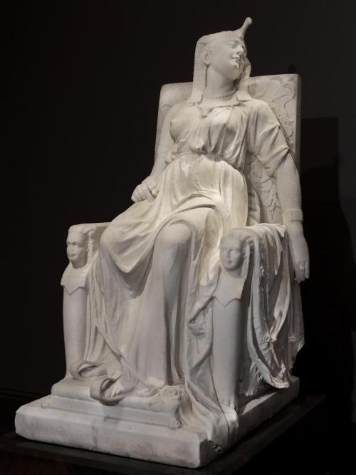 artisticinsight:The Death of Cleopatra, 1876, by Edmonia Lewis (1844-1907)Edmonia Lewis was an Afric