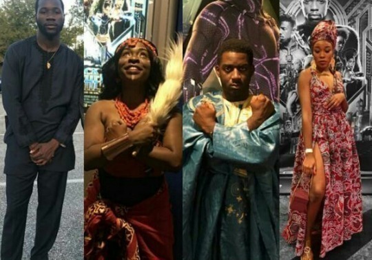 littleblackchats: starsberrisnunicorns:   They thought we were playing 😂     A post shared by The Shade Room (@theshaderoom) on Feb 16, 2018 at 5:57am PST  Bonus 😏:👑#BlackPantherSoLit🔥#WakandaForever✊🏽   FUCKING LOVE THIS 