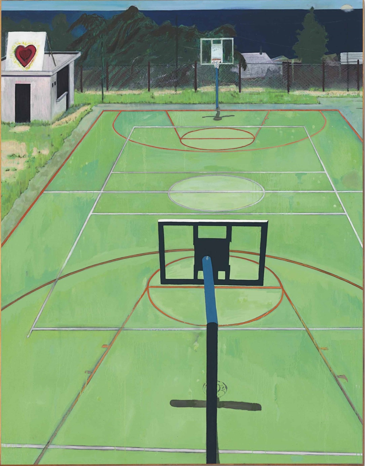   Peter Doig (Scottish, b. 1959), The Heart of Old San Juan, 1999. Oil on canvas98½