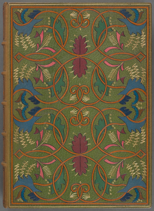 Mosaic Bookbinding, 1929Binding by Ludvík Bradáč (Czech; 1885–1947)Green morocco, gilt, with inlays 