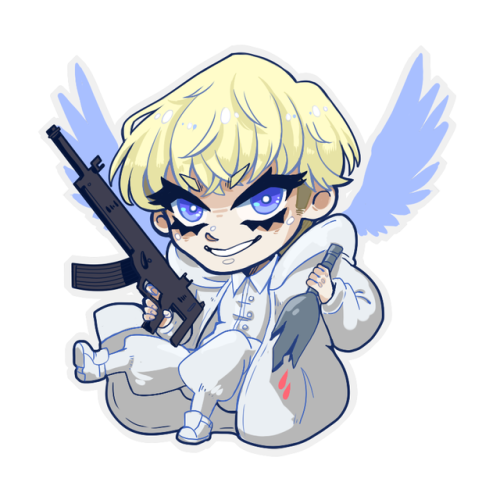 Devilman acrylic charm wips. Follow for order details.
