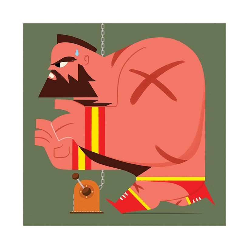 xombiedirge:  World Warriors by Christopher Lee / Tumblr / Store8″ X 8″ prints,