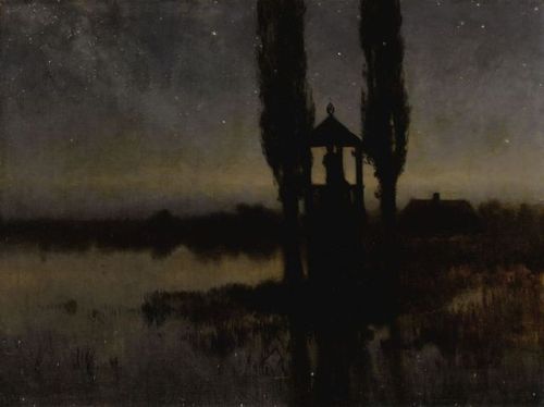 sbsebek: Jozef Rapacki Nocturnal Marshland, 1918.