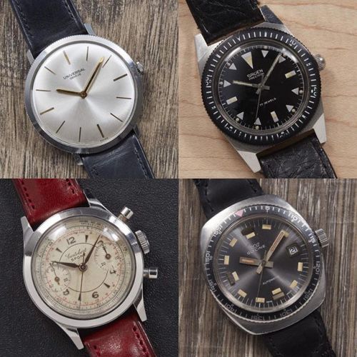 Chronographs, divers, and dress. These new watches hitting the site has all your affordable vintage 