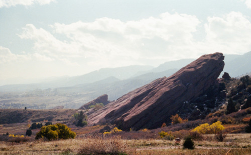 Red Rocks Amphitheater, Colorado.Fuji Superia 400