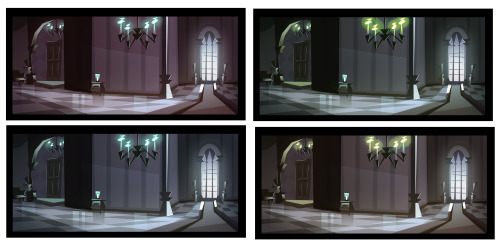 hjmichelle:  Backgrounds and color keys that I painted for Episode 10 ‘St.Olga’s Reform School for Wayward Princesses’ on Star vs the Forces of Evil. This was one of my favorite episode to work on! Thank you again Josh Parpan, Justin Parpan, Daron