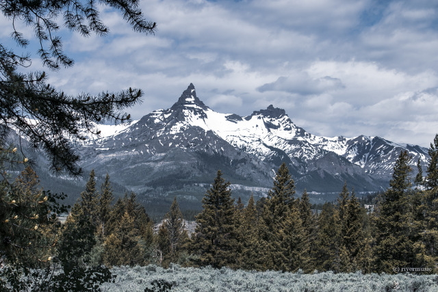 Beloved Landscapes: Pilot and Index peaks, Topnotch Mountain, and the Clarks Fork River, Wyoming: (c) riverwindphotography