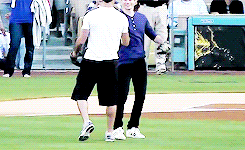 michaelbjordans:He looks good in a black t-shirt. - Dylan O’Brien on Tyler Hoechlin.