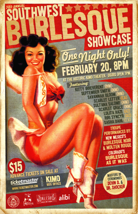 startwithsunset: Burlesque Poster