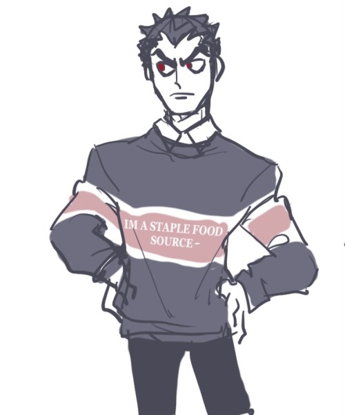 Kiyotakas Version Of The Sweater Meme