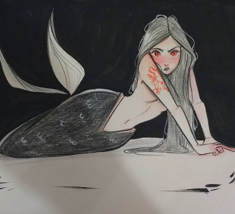 chabeescalante:  Dark Mermeid