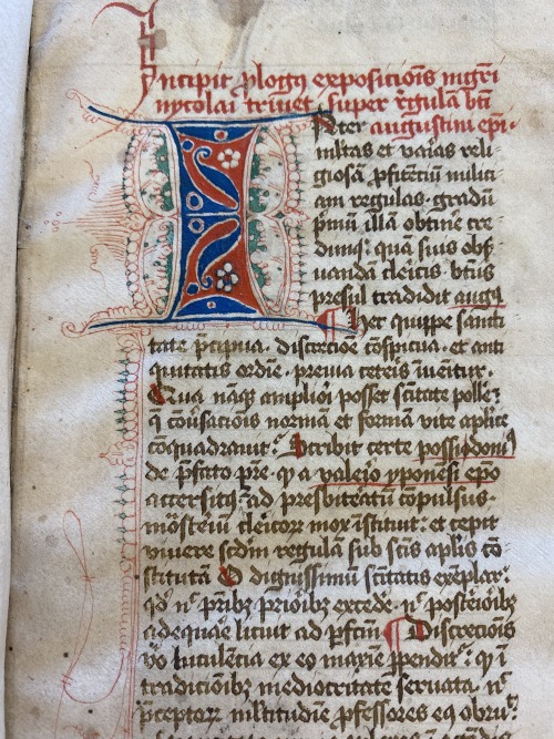 Ms. Codex 719 -Expositio super regulam beati Augustini episcopiAugustine’s rule! This manuscript exp