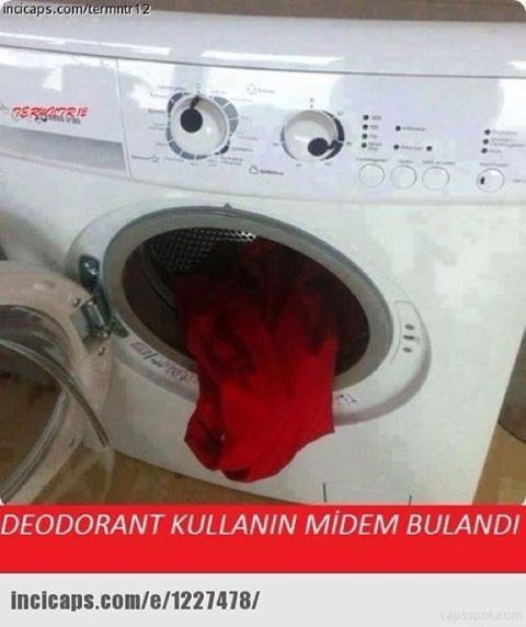 DEODORANT KULLANIN MİDEM BULANDI