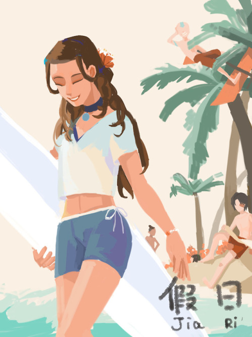 dooooooover: 假日vacation mid-term is coming and I miss summer so much katara baby you are my forever 